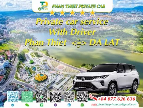 Private Car From Phan Thiet <=> Da Lat (private car with driver)